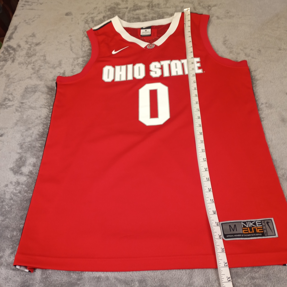 Nike Men's Ohio State Scarlet Basketball Jersey Size Medium - Picture 5 of 16